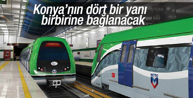 Konya'ya metro müjdesi