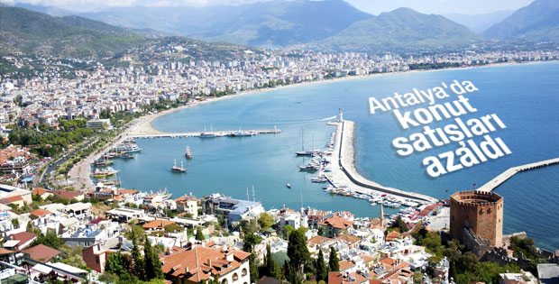 Antalya'da konut satışları yüzde 7 azaldı