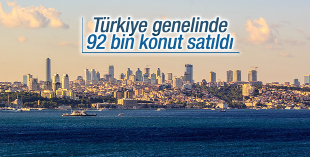 Türkiye'de eylül ayında 92 bin ev satıldı