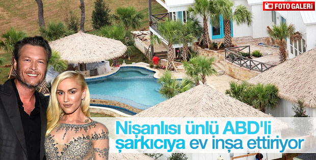 Nişanlısı ünlü şarkıcıya ev yaptırıyor