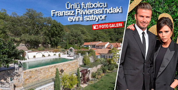 David Beckham Fransız Rivierası'ndaki evini satıyor