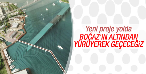 Boğaz'a deniz altından yaya yolu yapılacak