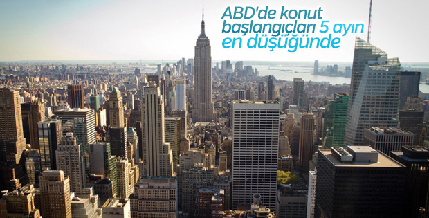 ABD'de konut başlangıçları 5 ayın en düşüğünde