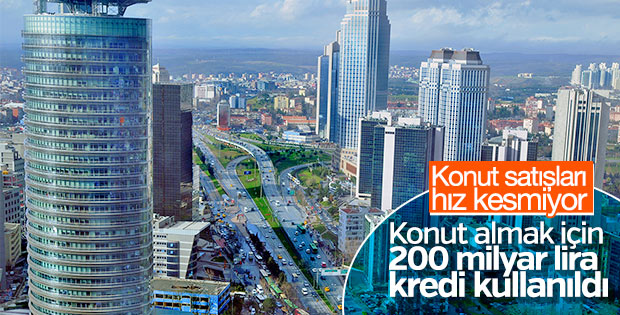 En fazla konut kredisi İstanbul'da kullanıldı