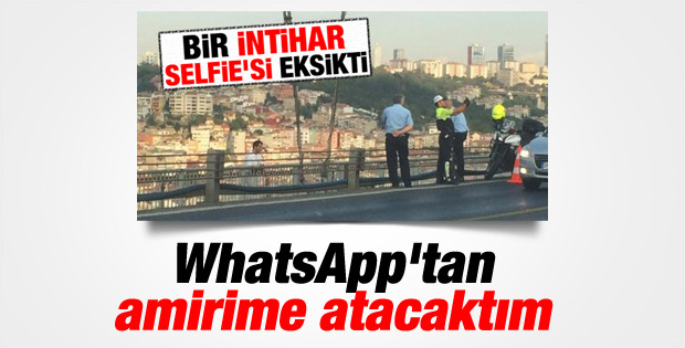 İntihar selfie'si çeken polis kendini savundu