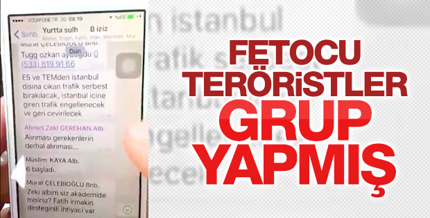 Darbecilerin WhatsApp görüşmeleri
