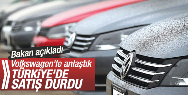 Volkswagen'in sorunlu dizel araçlarının satışı durduruldu