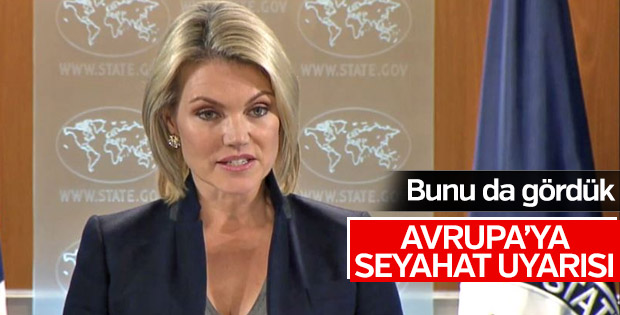 ABD'den vatandaşlarına Avrupa uyarısı