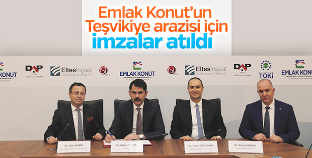 Emlak Konut’un Teşvikiye arazisi için imzalar atıldı