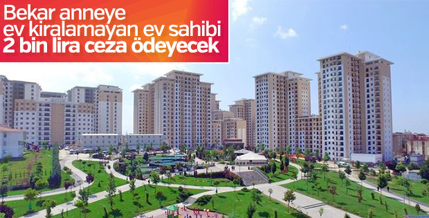 Evini dula kiraya vermeyen ev sahibi ceza aldı