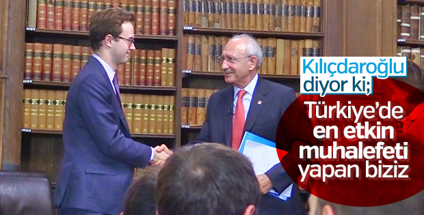 Kemal Kılıçdaroğlu yaptıkları muhalefetten memnun