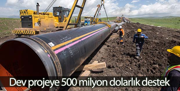 Dev projeye 500 milyon dolarlık destek