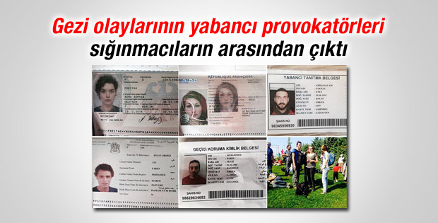 Gezi'nin yabancı provokatörleri sığınmacıların arasında