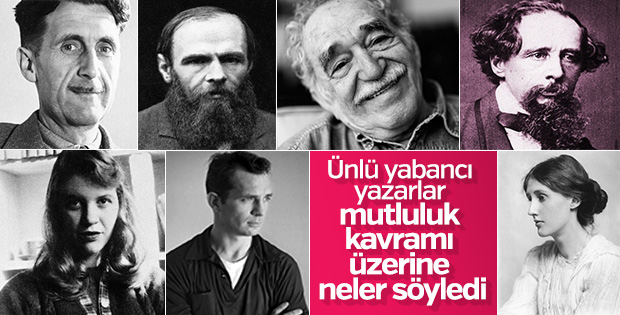 Yabancı yazarlardan mutluluk üzerine sözler