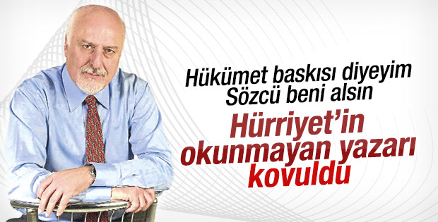 Hürriyet yazarı Yalçın Doğan kovuldu