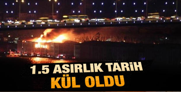 Galatasaray Üniversitesi'nde yangın