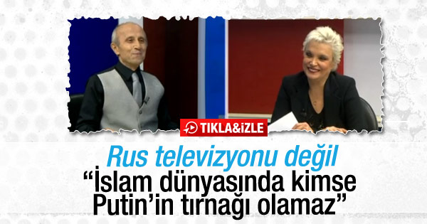 Yaşar Nuri Öztürk'ten Putin'e övgüler