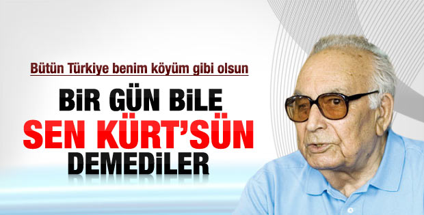 Yaşar Kemal: Kürt'üm diye dışlanmadım