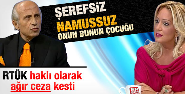 RTÜK'ten Saba Tümer'e Yaşar Nuri Öztürk cezası