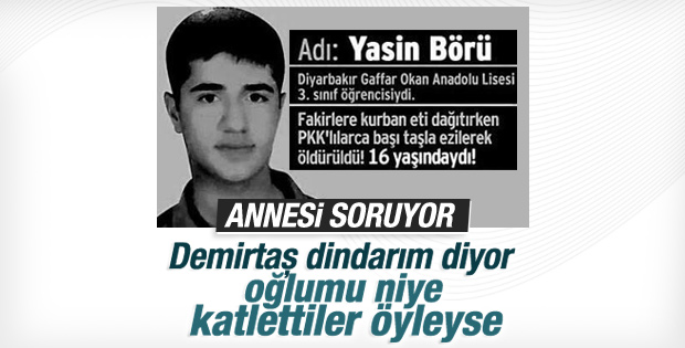 Yasin Börü'nün annesinin buruk Anneler Günü