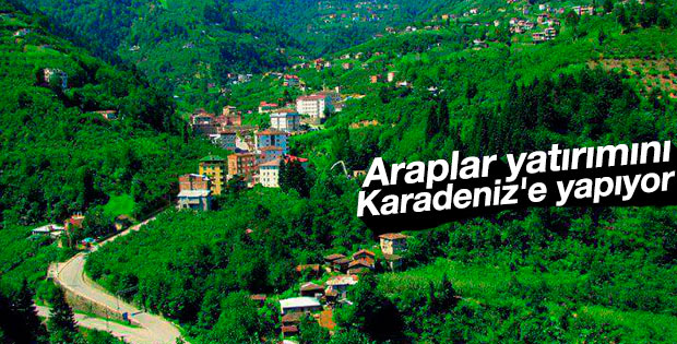 Araplar Karadeniz'i tercih ediyor