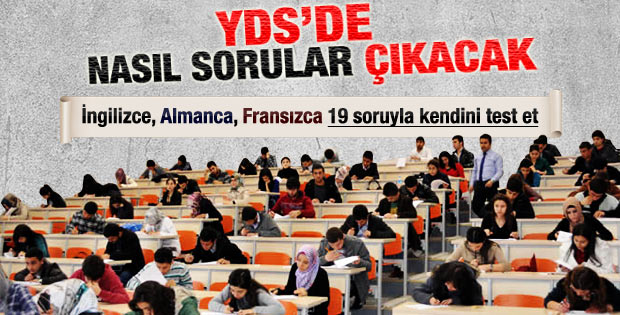 ÖSYM örnek YDS sınav soruları hazırladı
