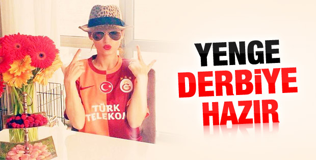 Yenge Yolanthe Cabau'nun derbi pozu