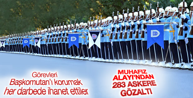 Muhafız Alayı'nda FETÖ operasyonu