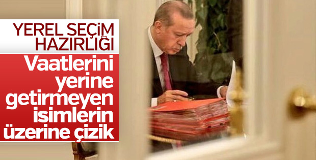 Cumhurbaşkanı Erdoğan'ın yerel seçim mesaisi