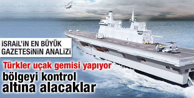 Yerli uçak gemisi için düğmeye basıldı İsrail panikte