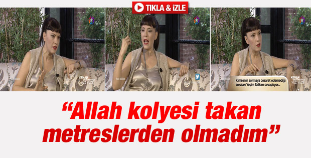 Yeşim Salkım: Allah kolyesi takıp ekranlara çıkmadım İZLE