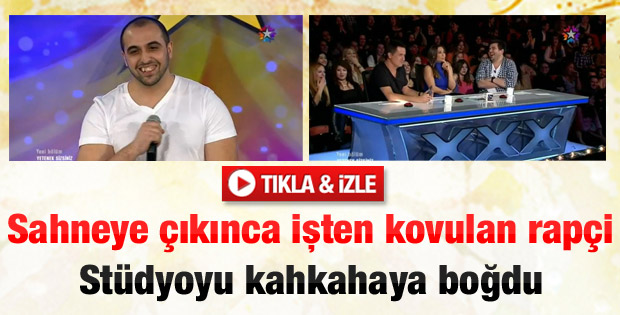 Rapçi Mehmet Yıldız stüdyoyu kahkahaya boğdu