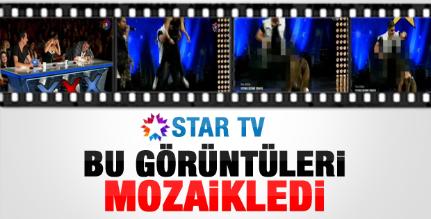 Yetenek Sizsiniz'de mozaiklenen görüntüler - izle