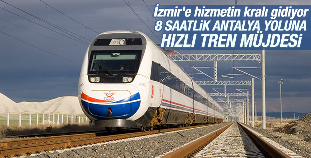 İzmir-Antalya hızlı tren hattı projesi yolda