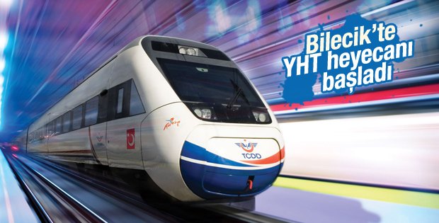 Bilecik’te YHT heyecanı başladı