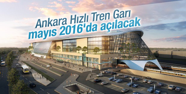 Ankara YHT Garı'nın yüzde 80'i tamamlandı