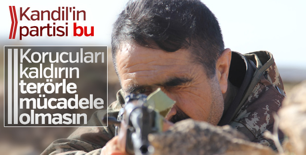 HDP, korucuların kaldırılmasını istedi