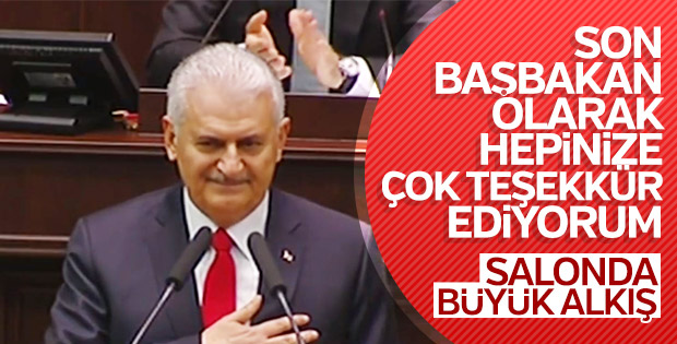 Başbakan Yıldırım teşekkür ederken duygulandı