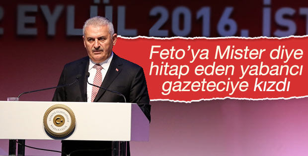 Başbakan'dan Hint gazeteciye 'Mister Gülen' azarı