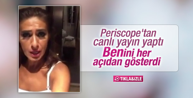 Yıldız Tilbe Periscope'tan canlı yayın yaptı