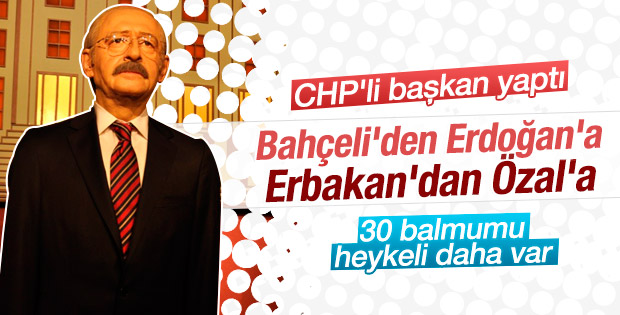 Yılmaz Büyükerşen'in balmumu heykelleri