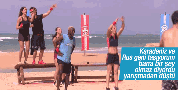Yılmaz Morgül daha yarışmaya başlamadan yere çakıldı