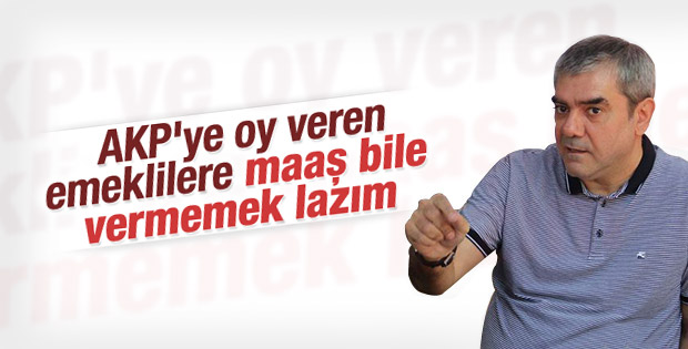 Yılmaz Özdil AK Parti'ye oy veren emeklileri eleştirdi