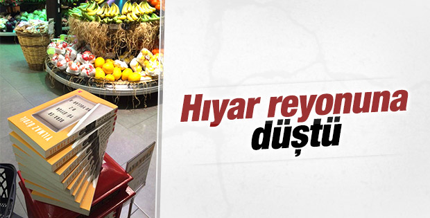 Yılmaz Özdil'in kitabı manav reyonunda