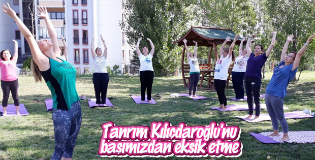 CHP'li belediye yoga dersleri vermeye başladı