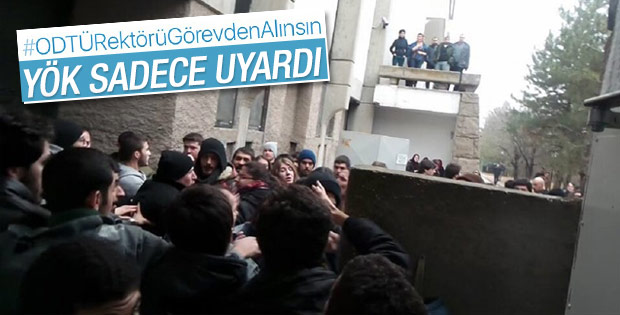 YÖK'ten ODTÜ rektörüne uyarı