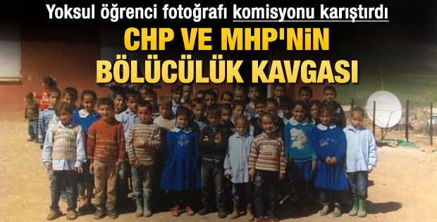Yoksul öğrenci fotoğrafına bölücülük tepkisi
