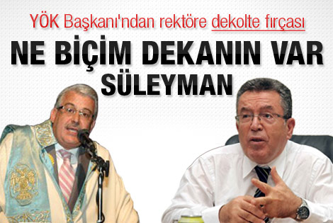 YÖK'ten dekolte açıklamasına tepki