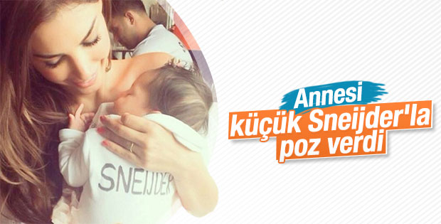 Sneijder'in oğlu Xess Xava'dan ilk fotoğraf