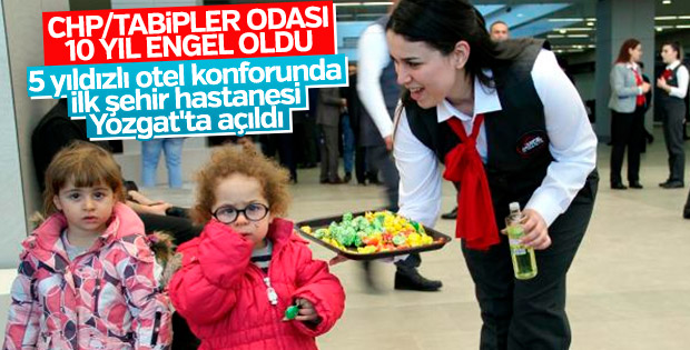 Yozgat Şehir Hastanesi hasta kabulüne başladı